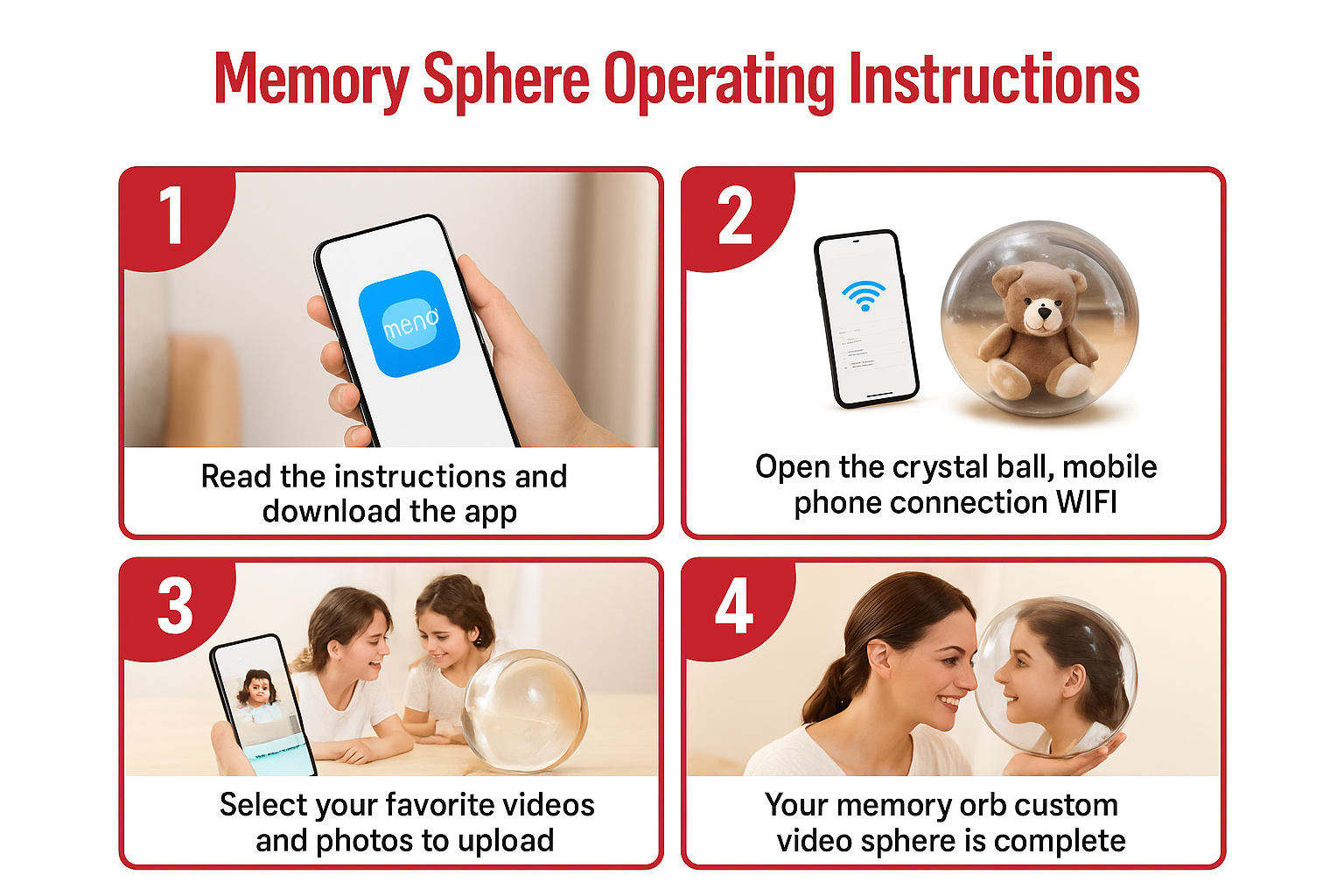 Memorra Crystal Globe